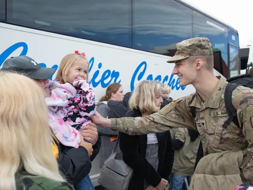 DPD soldier and family