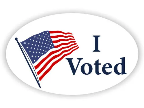 I voted sticker