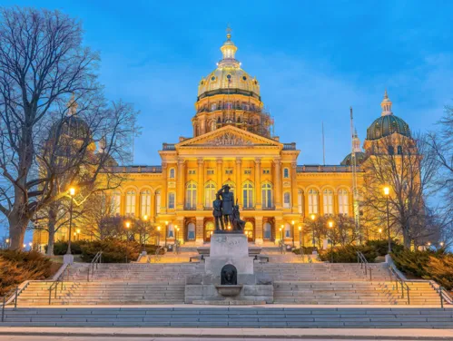 capitol at dusk