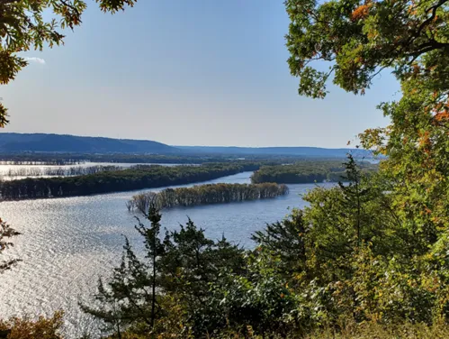 view of the Mississippi river