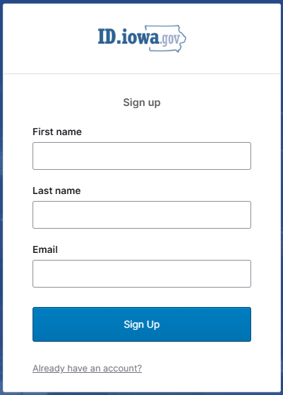 Register for ID.iowa.gov