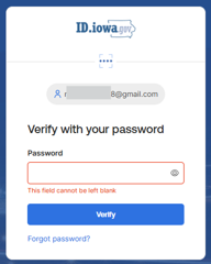 Enter current password