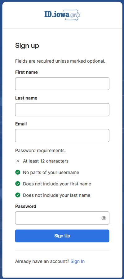 Create your HelpID account